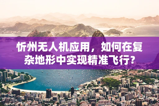 忻州无人机应用，如何在复杂地形中实现精准飞行？