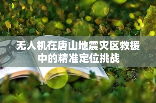 无人机在唐山地震灾区救援中的精准定位挑战