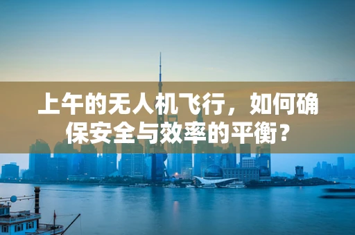 上午的无人机飞行，如何确保安全与效率的平衡？