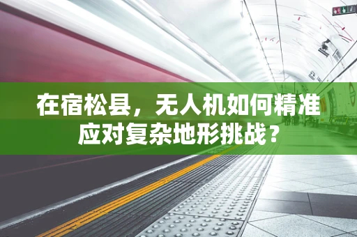 在宿松县，无人机如何精准应对复杂地形挑战？