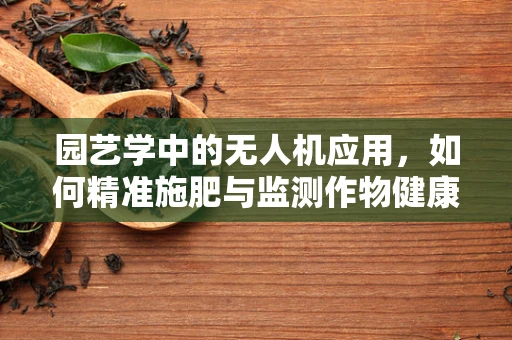 园艺学中的无人机应用，如何精准施肥与监测作物健康？