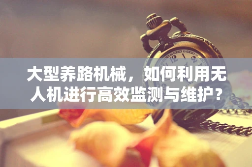 大型养路机械，如何利用无人机进行高效监测与维护？