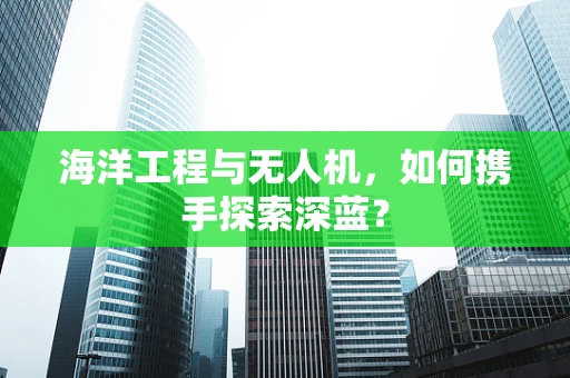 海洋工程与无人机，如何携手探索深蓝？