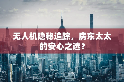 无人机隐秘追踪，房东太太的安心之选？