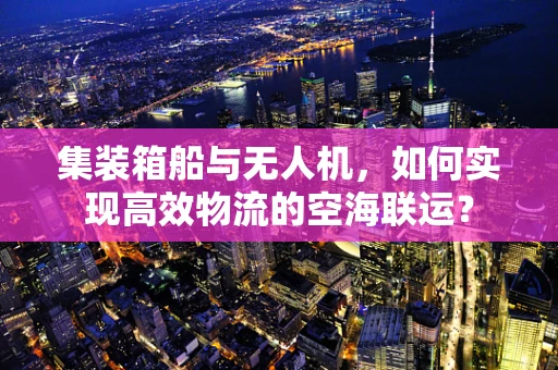 集装箱船与无人机，如何实现高效物流的空海联运？