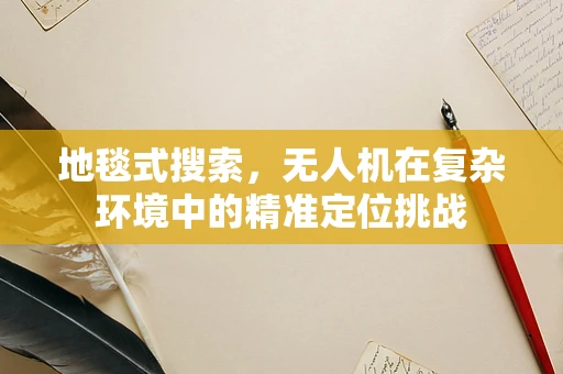 地毯式搜索，无人机在复杂环境中的精准定位挑战