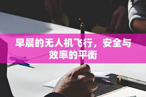 早晨的无人机飞行，安全与效率的平衡