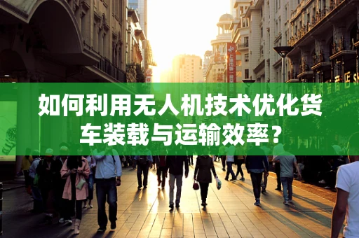 如何利用无人机技术优化货车装载与运输效率？