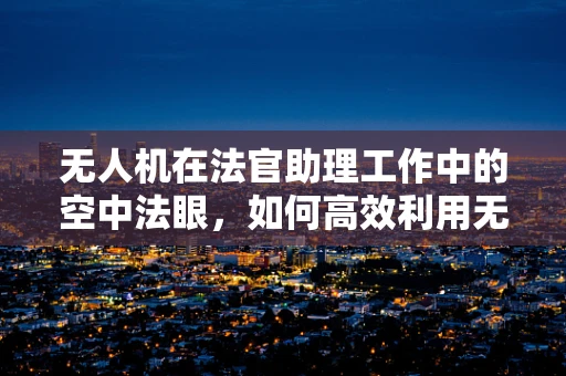 无人机在法官助理工作中的空中法眼，如何高效利用无人机进行证据收集？
