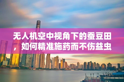 无人机空中视角下的蚕豆田，如何精准施药而不伤益虫？