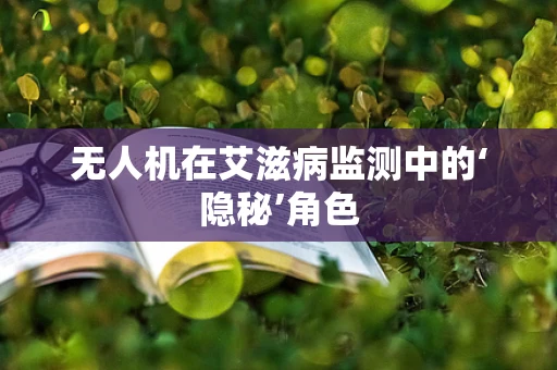 无人机在艾滋病监测中的‘隐秘’角色