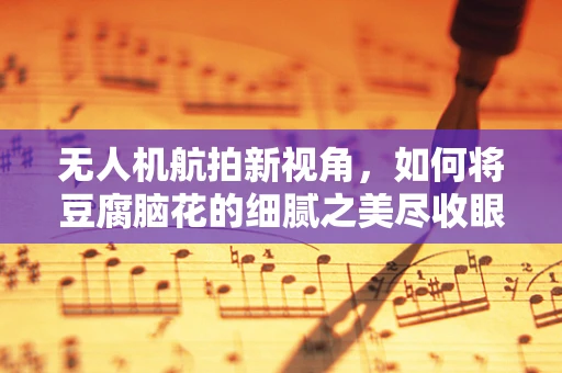 无人机航拍新视角，如何将豆腐脑花的细腻之美尽收眼底？