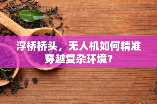 浮桥桥头，无人机如何精准穿越复杂环境？