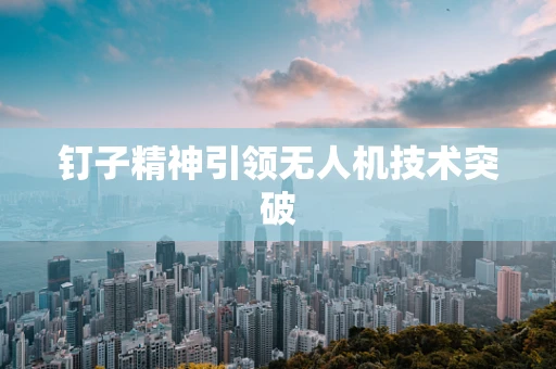 钉子精神引领无人机技术突破