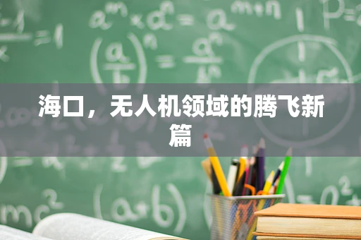 海口，无人机领域的腾飞新篇