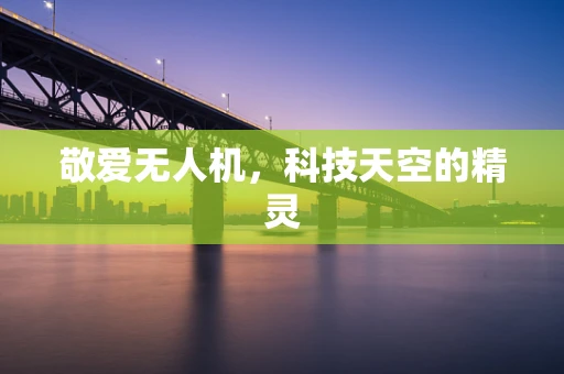 敬爱无人机，科技天空的精灵