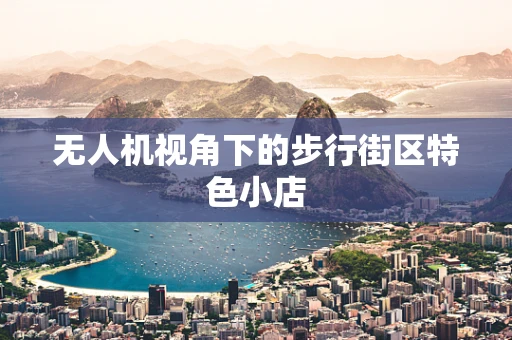 无人机视角下的步行街区特色小店