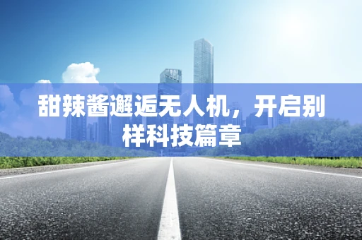 甜辣酱邂逅无人机，开启别样科技篇章
