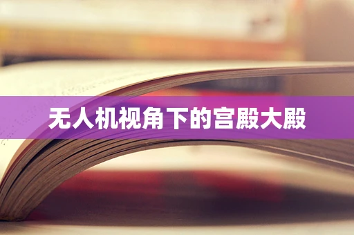 无人机视角下的宫殿大殿