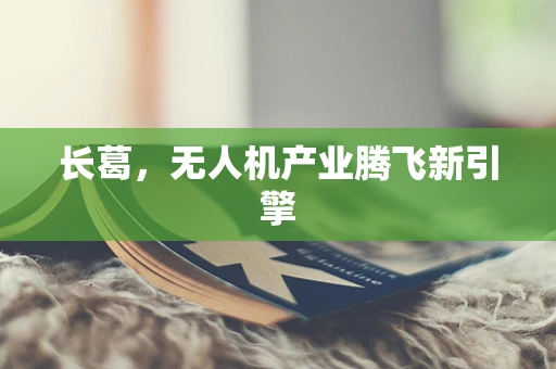 长葛，无人机产业腾飞新引擎