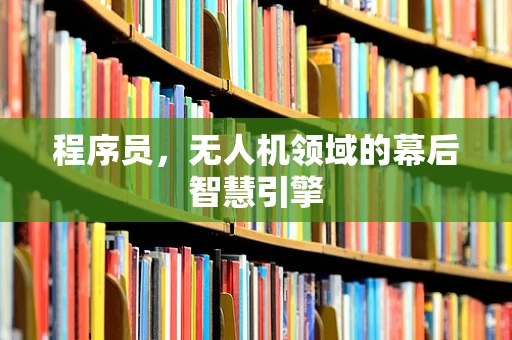 程序员，无人机领域的幕后智慧引擎
