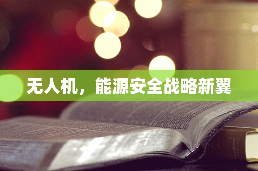 无人机，能源安全战略新翼
