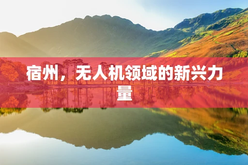 宿州，无人机领域的新兴力量