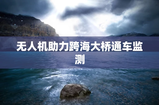 无人机助力跨海大桥通车监测