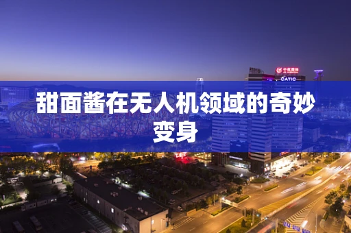 甜面酱在无人机领域的奇妙变身