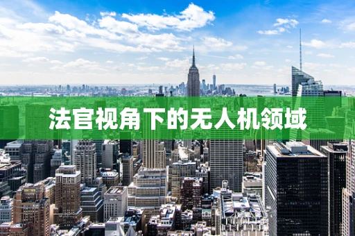 法官视角下的无人机领域