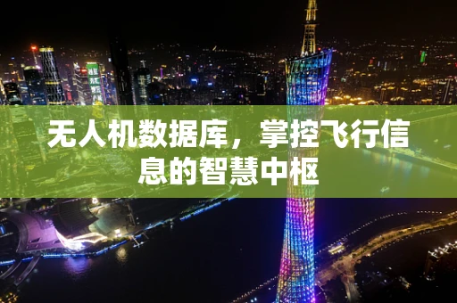 无人机数据库，掌控飞行信息的智慧中枢