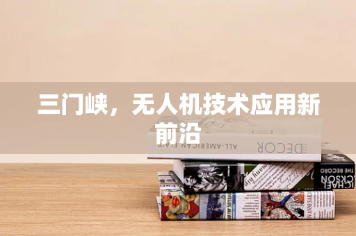 三门峡，无人机技术应用新前沿