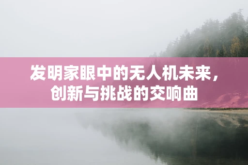 发明家眼中的无人机未来，创新与挑战的交响曲
