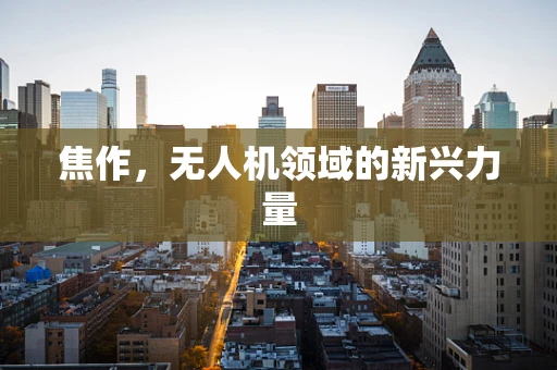 焦作，无人机领域的新兴力量