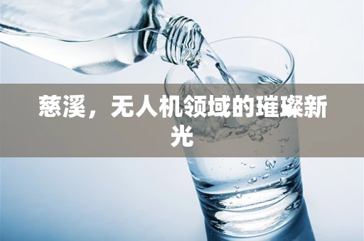 慈溪，无人机领域的璀璨新光