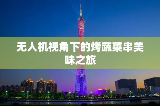 无人机视角下的烤蔬菜串美味之旅