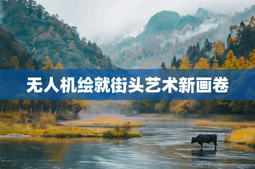 无人机绘就街头艺术新画卷