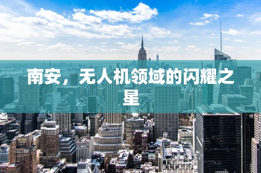 南安，无人机领域的闪耀之星