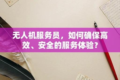 无人机服务员，如何确保高效、安全的服务体验？