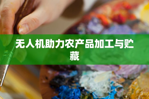 无人机助力农产品加工与贮藏