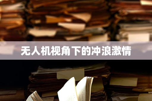 无人机视角下的冲浪激情