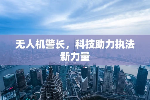 无人机警长，科技助力执法新力量