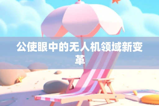 公使眼中的无人机领域新变革