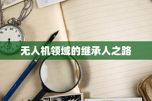 无人机领域的继承人之路