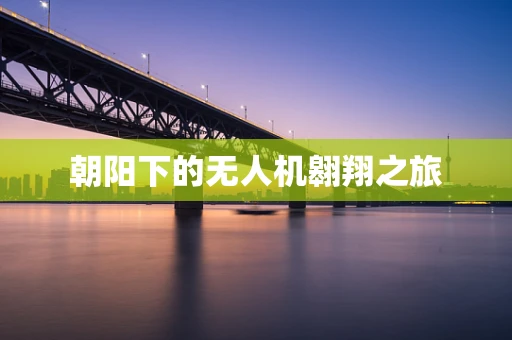 朝阳下的无人机翱翔之旅