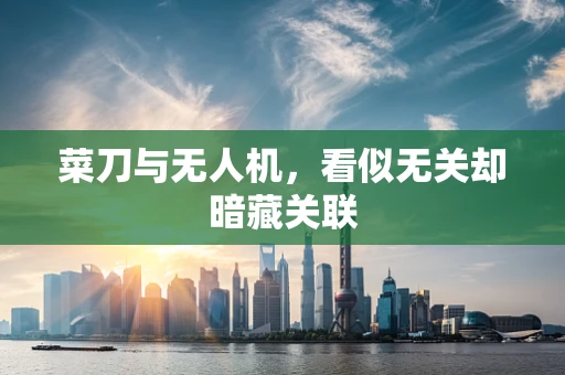 菜刀与无人机，看似无关却暗藏关联