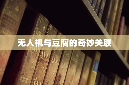无人机与豆腐的奇妙关联