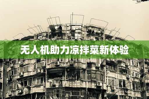 无人机助力凉拌菜新体验