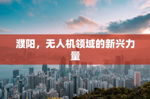 濮阳，无人机领域的新兴力量