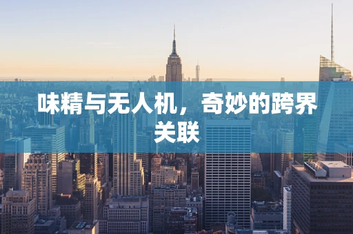 味精与无人机，奇妙的跨界关联